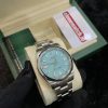 Replica Rolex Tiffany Oyster Perpetual 41mm Turquoise Blue dial Clone Copy - Image 7