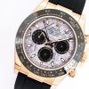 Rolex Daytona Meteorite Dial Rose Gold Oysterflex Strap Ref116515 Swiss 4130 Clone Movement - Image 4