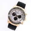 Rolex Daytona Meteorite Dial Rose Gold Oysterflex Strap Ref116515 Swiss 4130 Clone Movement - Image 9