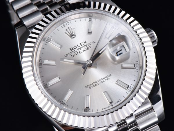 Rolex Datejust 41 Super Replica 126334 904L Silver Dial Swiss 3235 - Image 4