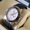 Best Fake Rolex Daytona Copy Cosmograph Oysterflex Rose Gold White Dial - Image 5