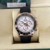 Best Fake Rolex Daytona Copy Cosmograph Oysterflex Rose Gold White Dial