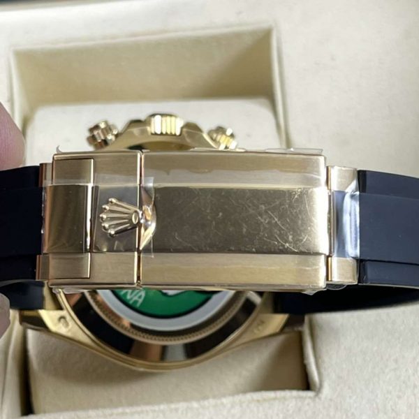 Rolex Cosmograph Daytona Rose Gold Swiss 4130 Clone Movement Watch - Image 3