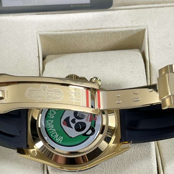 Rolex Cosmograph Daytona Rose Gold Swiss 4130 Clone Movement Watch - Image 4