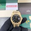 Super Fake Rolex Day Date 40 Replica Yellow Gold Diamond Bezel - Image 4