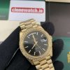 Super Fake Rolex Day Date 40 Replica Yellow Gold Diamond Bezel