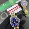 Rolex Oyster Submariner Super Clone Date Two Tone Royal Blue Dial - Image 8
