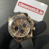 1:1 Top Grade Rolex Replica Daytona Oysterflex Chocolate Dial Swiss 4130 Clone Movement