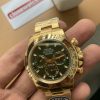 Best Rolex Daytona Replica Copy Yellow Gold Green Dial 116508 Swiss 4130 Movement - Image 2