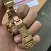 Best Fake Rolex Daytona Replica All Gold Champagne Dial Swiss Clone 4130 - Image 7