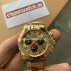 Best Fake Rolex Daytona Replica All Gold Champagne Dial Swiss Clone 4130 - Image 3