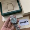 Fake Rolex Day-Date 40 Platinum Ice Blue Dial Fluted Bezel - Image 8