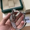 Fake Rolex Day-Date 40 Platinum Ice Blue Dial Fluted Bezel - Image 4