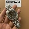 Fake 1:1 Rolex Datejust 41 Replica Grey Dial 3235 Swiss Movement