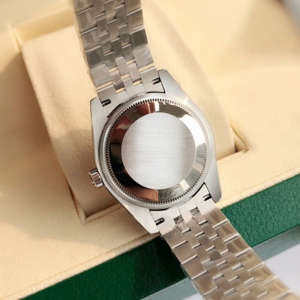 Rolex Datejust 31mm Ladies Pink Roman Dial Swiss Clone - Image 5
