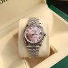 Rolex Datejust 31mm Ladies Pink Roman Dial Swiss Clone - Image 3